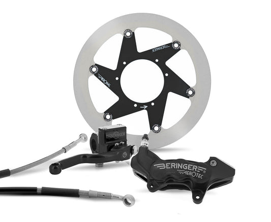 BERINGER Top Race Complete Brake System 16.5" Wheel Aerotec® Axial Caliper 6 Pistons - Black