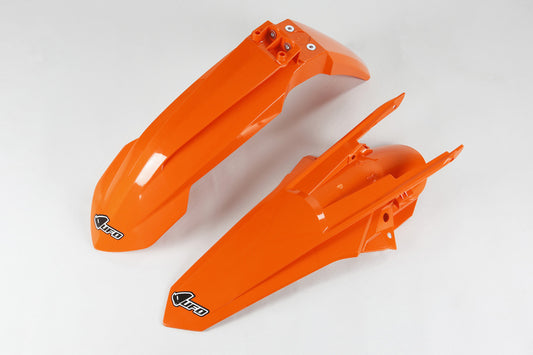 UFO Voor & achterspatbord set OEM kleur oranje KTM