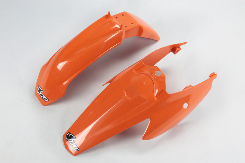 UFO Voor/achterspatbord set OEM kleur KTM SX85