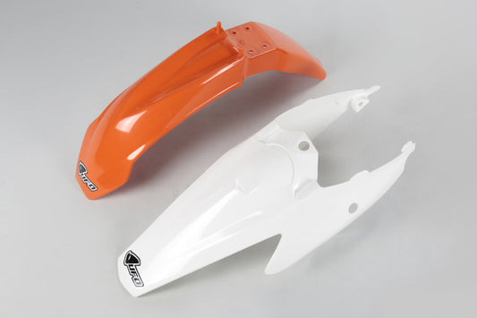 UFO Voor/achterspatbord set OEM kleur KTM SX85