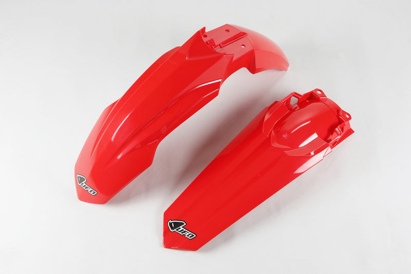 UFO Voor & achterspatbord set OEM kleur rood Honda CRF450R