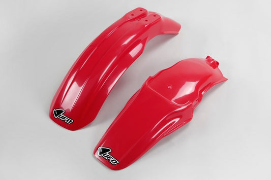 UFO Voor/achterspatbord set OEM kleur Honda CR80R/CR85R