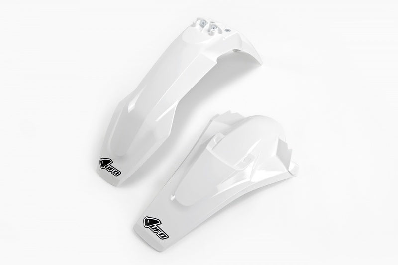 UFO Front &amp; rear fender set OEM color white Husqvarna 