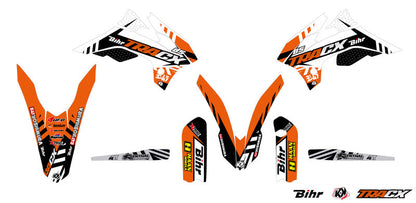 UFO Plastic & Graphic kit OEM kleur KTM SX85