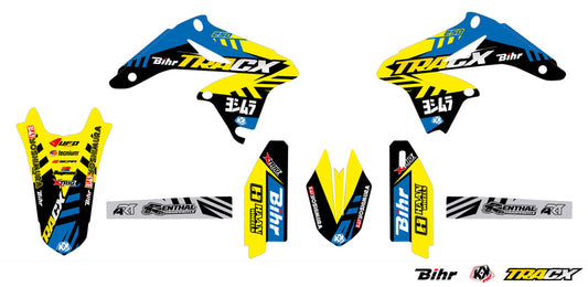 UFO Plastic &amp; Graphic kit OEM color Suzuki RM-Z 250 