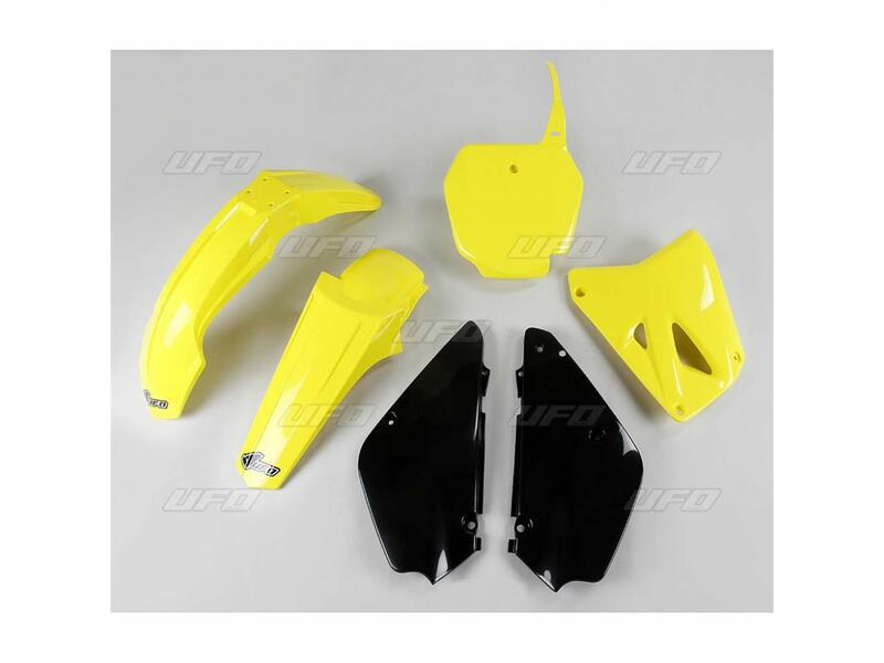 UFO Plastic &amp; Graphic kit OEM color Suzuki RM85 