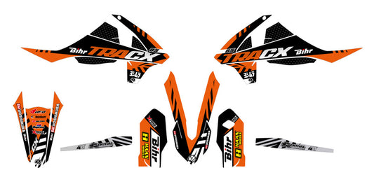 UFO Plastic &amp; Graphic kit OEM color KTM SX85 