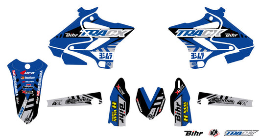 UFO Plastic & Graphic kit OEM kleur Yamaha YZ125/250