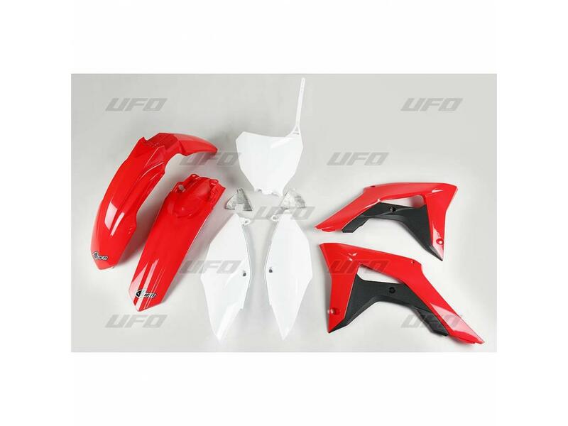 UFO Plastic &amp; Graphic kit OEM color Honda CRF250R 