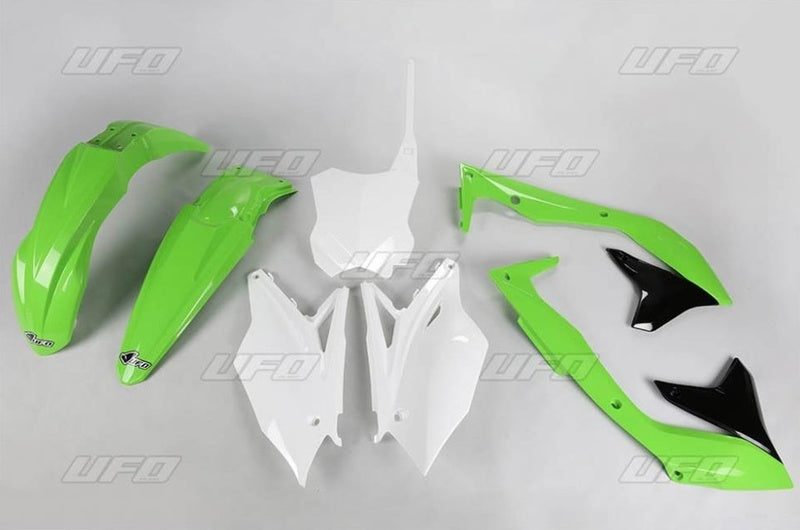 UFO Plastic &amp; Graphic kit OEM color Kawasaki KX450F 