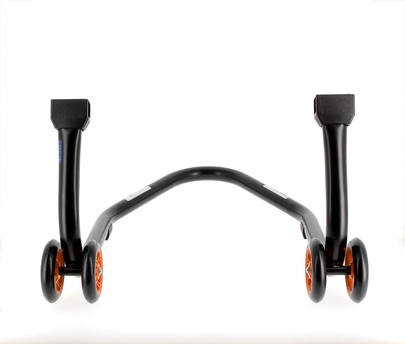 BIHR Home Track Paddockstand achter "L" Adapters Zwart met Oranje Wielen