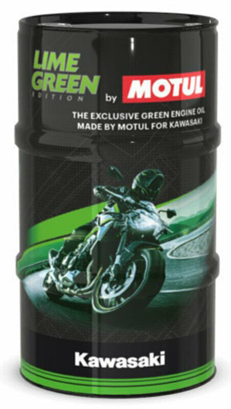 MOTUL Lime Green Motor Oil 10W40 4T 60L + Cushion