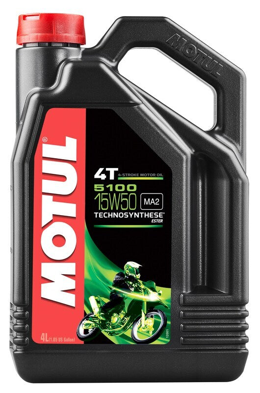 MOTUL 5100 4T Motor Oil - 15W50 4L x4