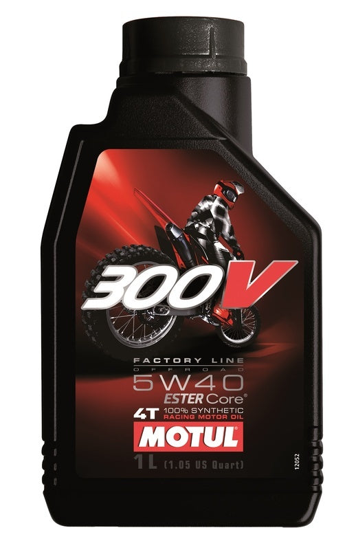 MOTUL 300V Factory Line Off-Road 4T Motor Oil - 5W40 4L x4