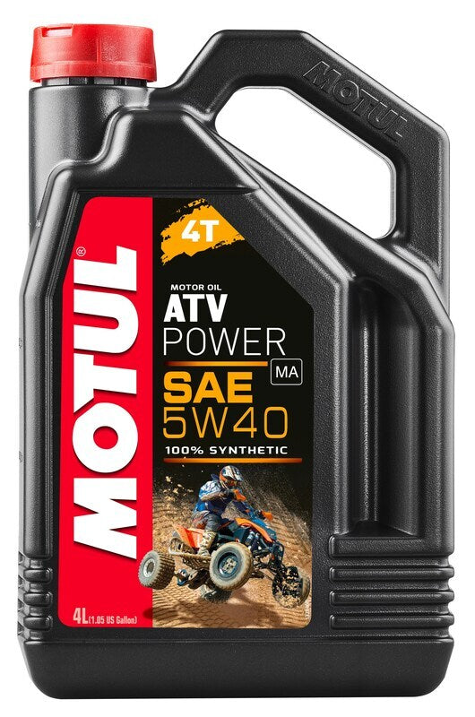 MOTUL ATV Power 4T Motor Oil - 5W40 4L x4