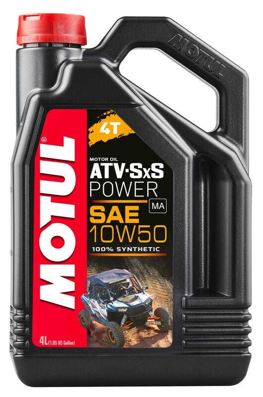 MOTUL ATV SxS Power 4T Motor Oil - 10W50 4L x4