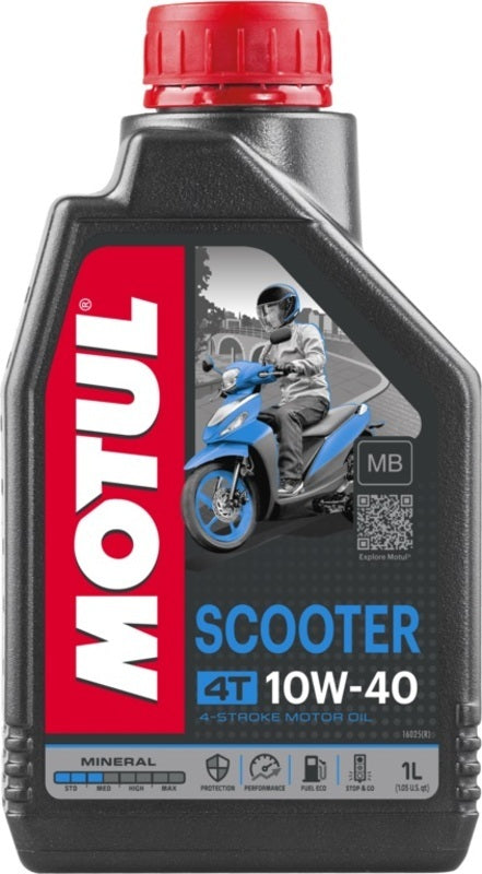 MOTUL Scooter 4T Motor Oil - 10W40 MB 1L x12