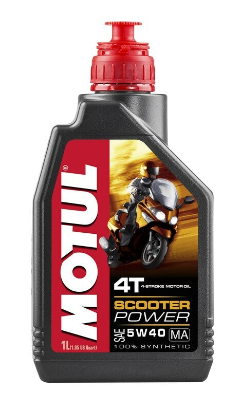 MOTUL Scooter Power 4T Motor Oil - 5W40 1L x12