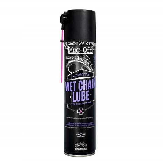 MUC-OFF Wet Chain Lube - spray can 400 ml x12