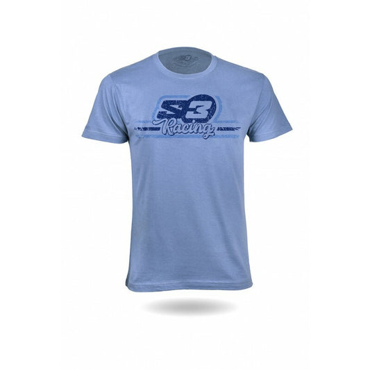 S3 Casual Racing T-Shirt blauw maat L