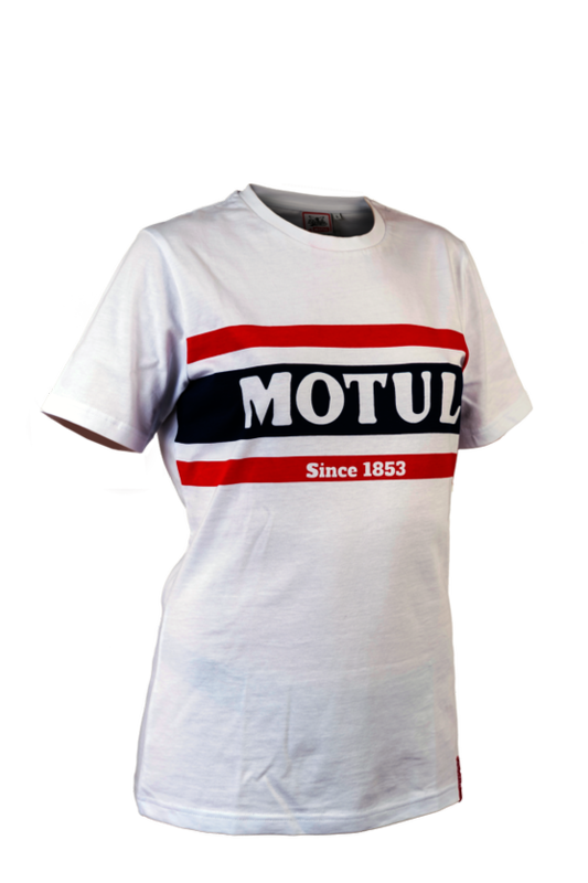 MOTUL Striped T-Shirt for men - Men White