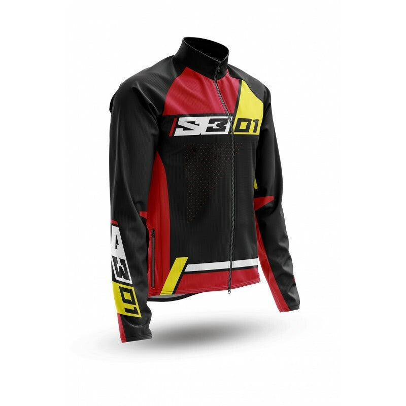 S3 Collection 01 Jacket - Black/Red Size L