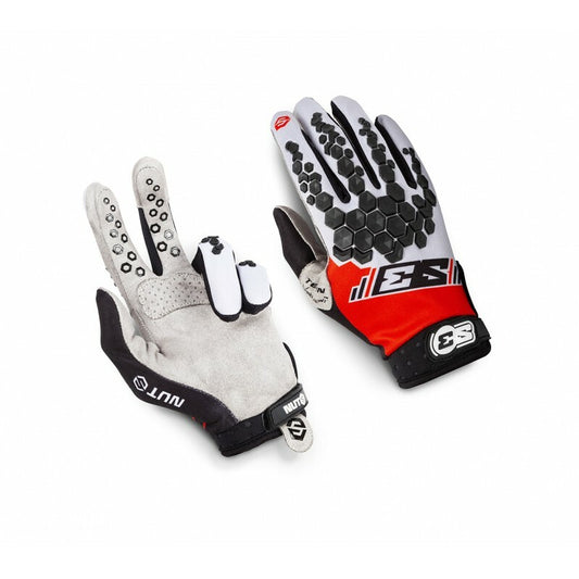 S3 Nuts Gloves - Red Size S