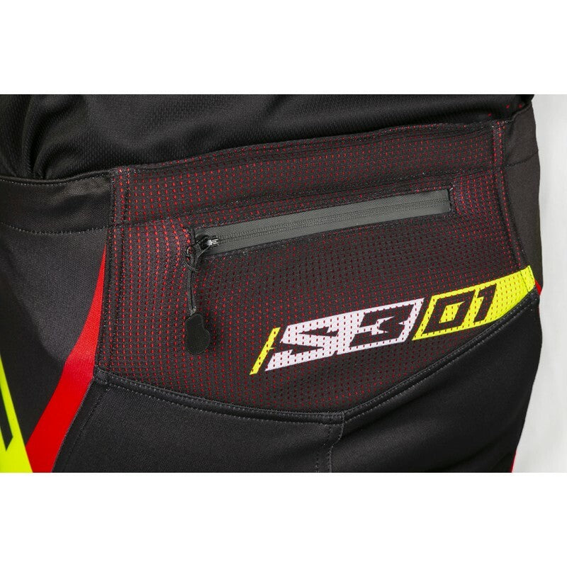 S3 Collection 01 Pants - Black/Red Size 44