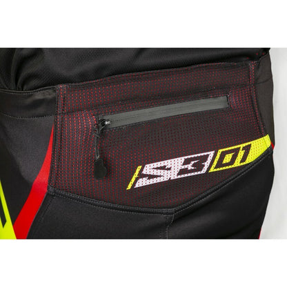 S3 Collection 01 Pants - Black/Red Size 44