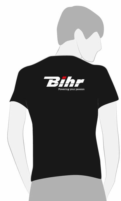 BIHR T-shirt  POWERING YOUR PASSION zwart S