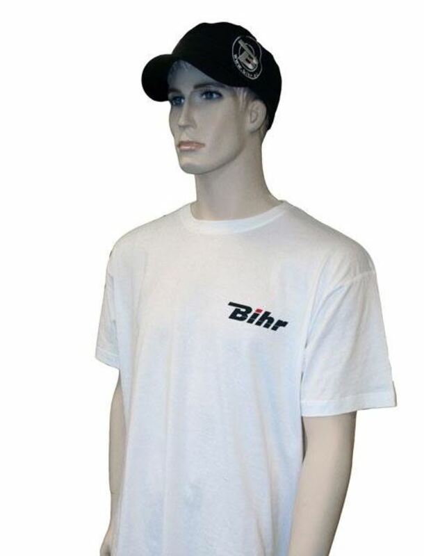 BIHR T-shirt white 150g cotton - size L 