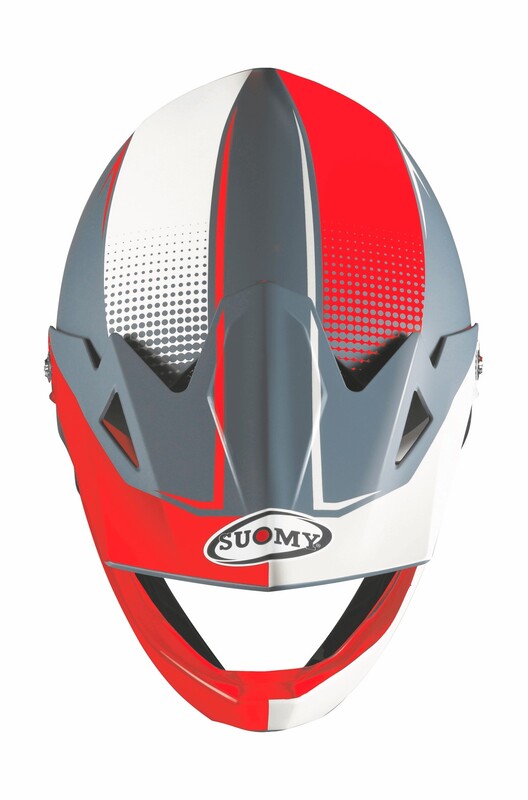 SUOMY Helmet Extreme Grey/Red/White