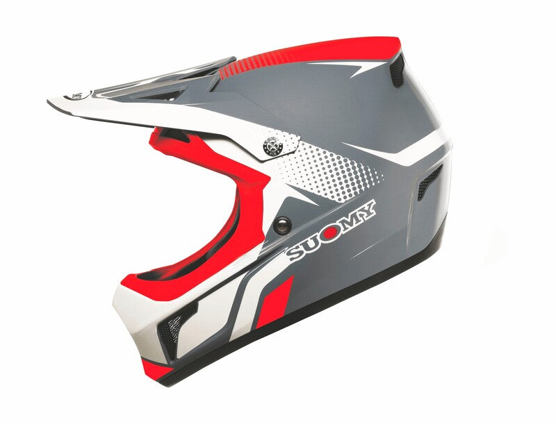 SUOMY Helmet Extreme Grey/Red/White