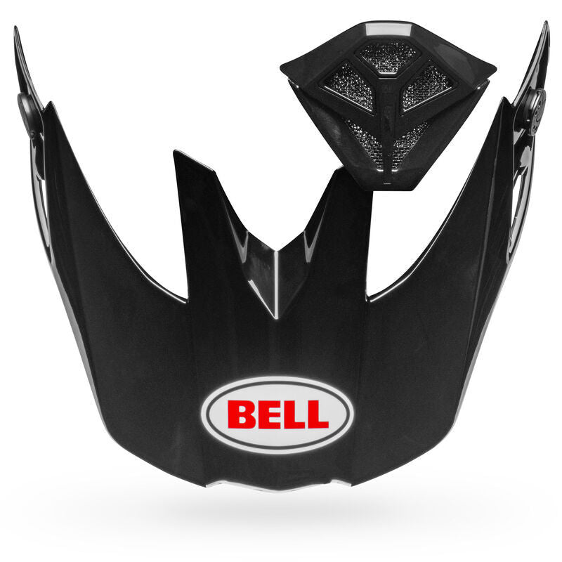 BELL Moto-10 Off-Road Peak and Mouthpiece Kit - Visor Black