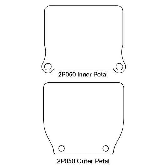 PLATES FOR REED VALVE V-FORCE2