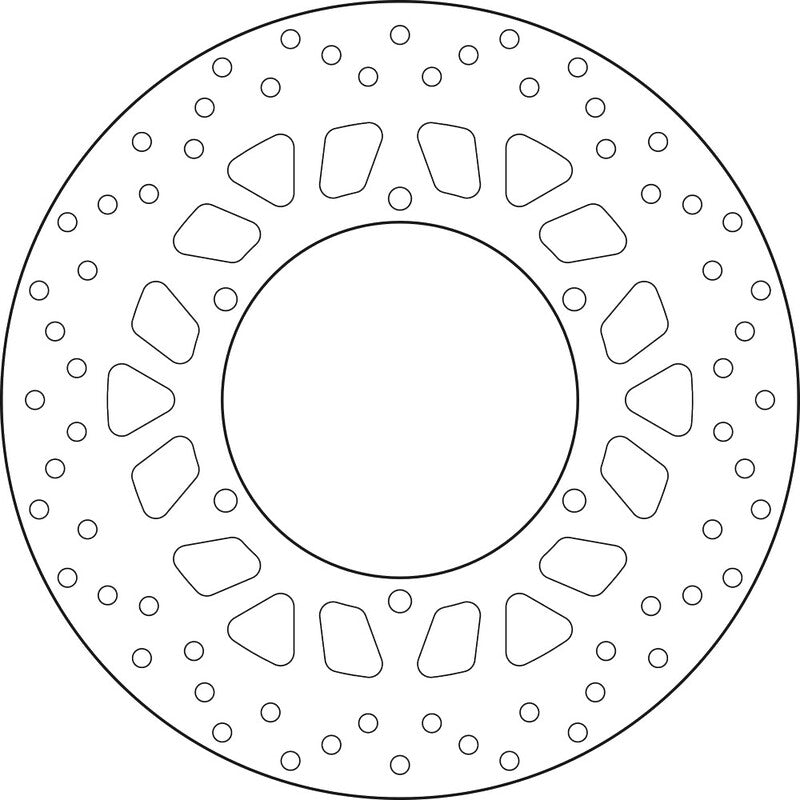 BREMBO Series Oro round fixed brake disc