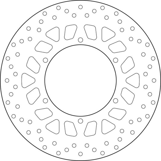 BREMBO Series Oro round fixed brake disc