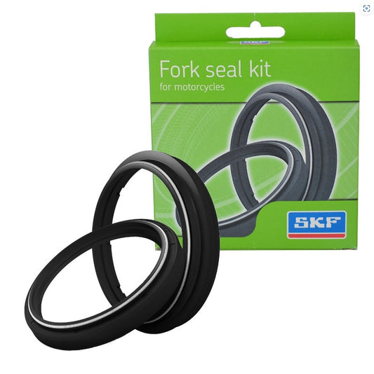 SKF Front fork seal &amp; dust cover - KAYABA Ø43