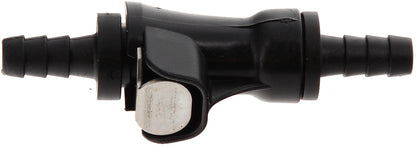 QUICK CONNECTOR 6MM SINGLE LOCK BLACK