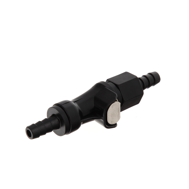 QUICK COUPLING 6MM DOUBLE LOCK BLACK 