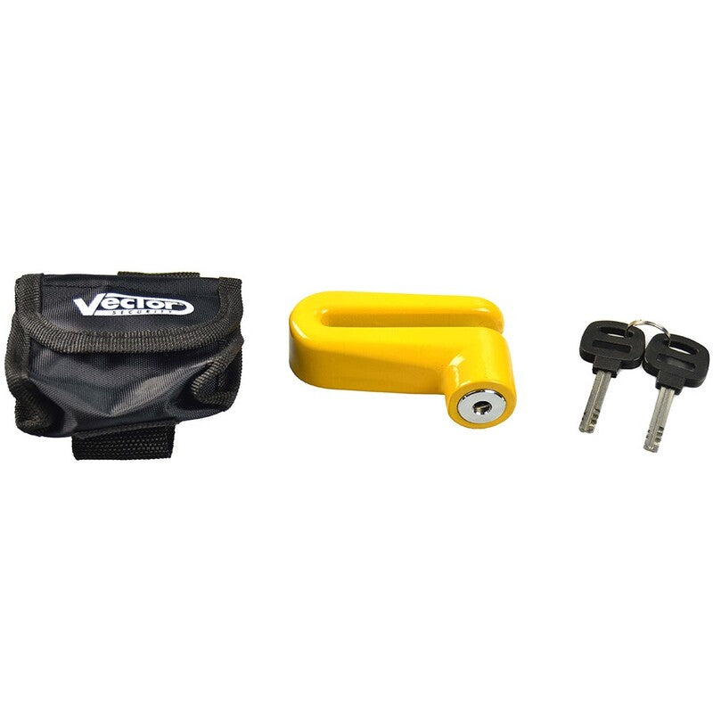 VECTOR Disc Mini Disc Lock - Ø10mm - Yellow