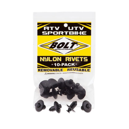 BOLT PLASTIC KLINKNAGEL  M8 XL PACK VAN 10 STUKS