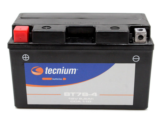 TECNIUM Accu Onderhoudsvrij af fabriek geactiveerd - BT7B-4