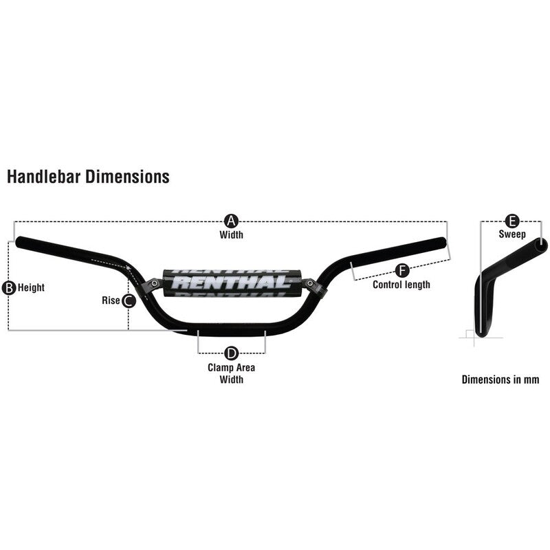 RENTHAL Twinwall 999 McGrath/KTM SX125-450 handlebars