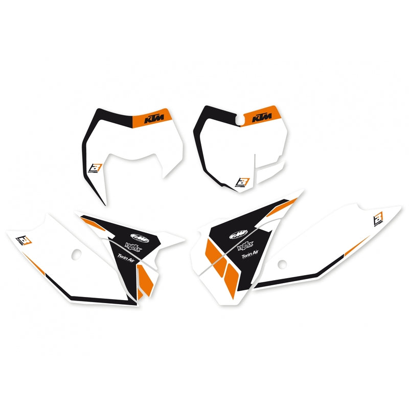 BLACKBIRD Graphic Plate Stickers KTM