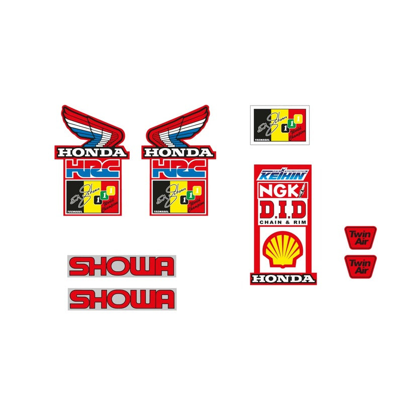 TECNOSEL Graphic Kit Team Honda 1988