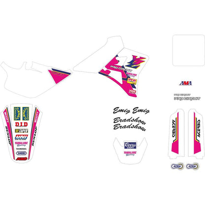 TECNOSEL Graphic Kit Replica Team Yamaha 1993 USA 