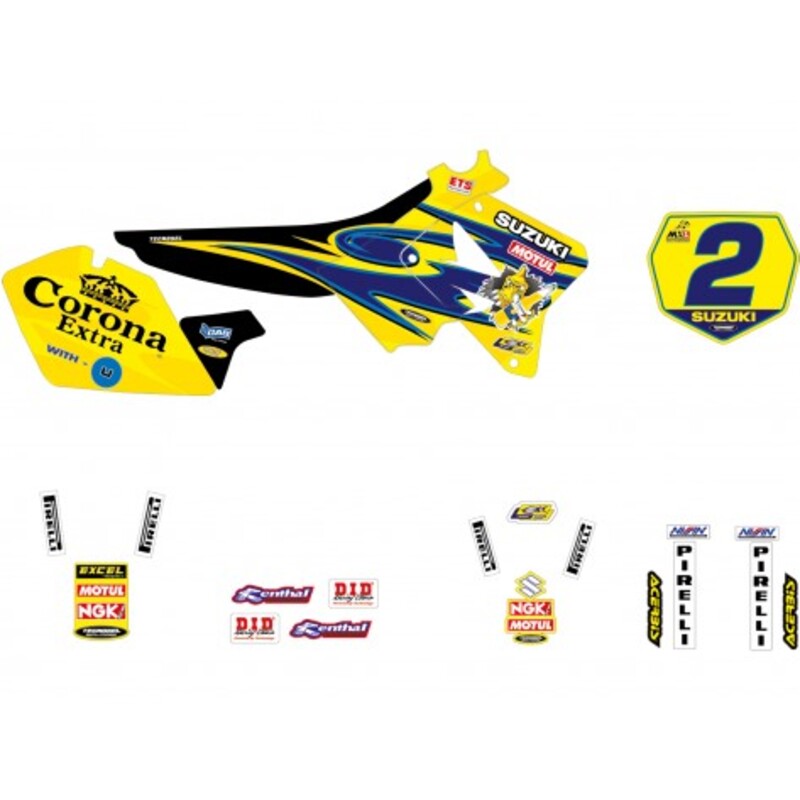 TECNOSEL Graphic Kit Replica Team Suzuki 2001 