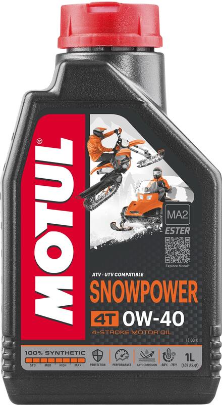 MOTUL Snowpower 4T motorolie - 0W40 1L