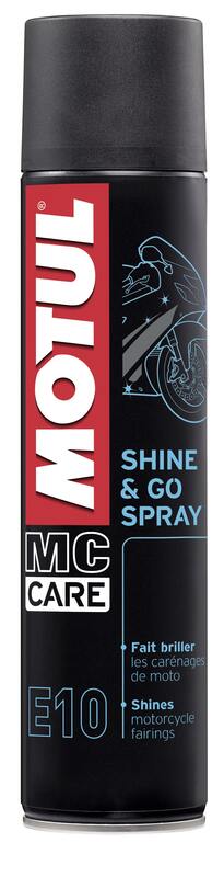 MOTUL MC Care E10 shine &amp; go silicone spray - aerosol 400 ml 